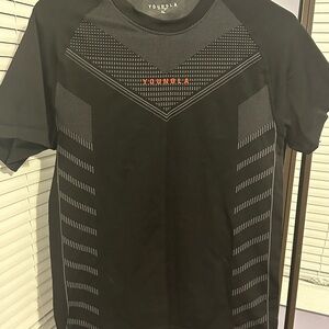 YoungLA Black Compression Men's Shirt-XL
